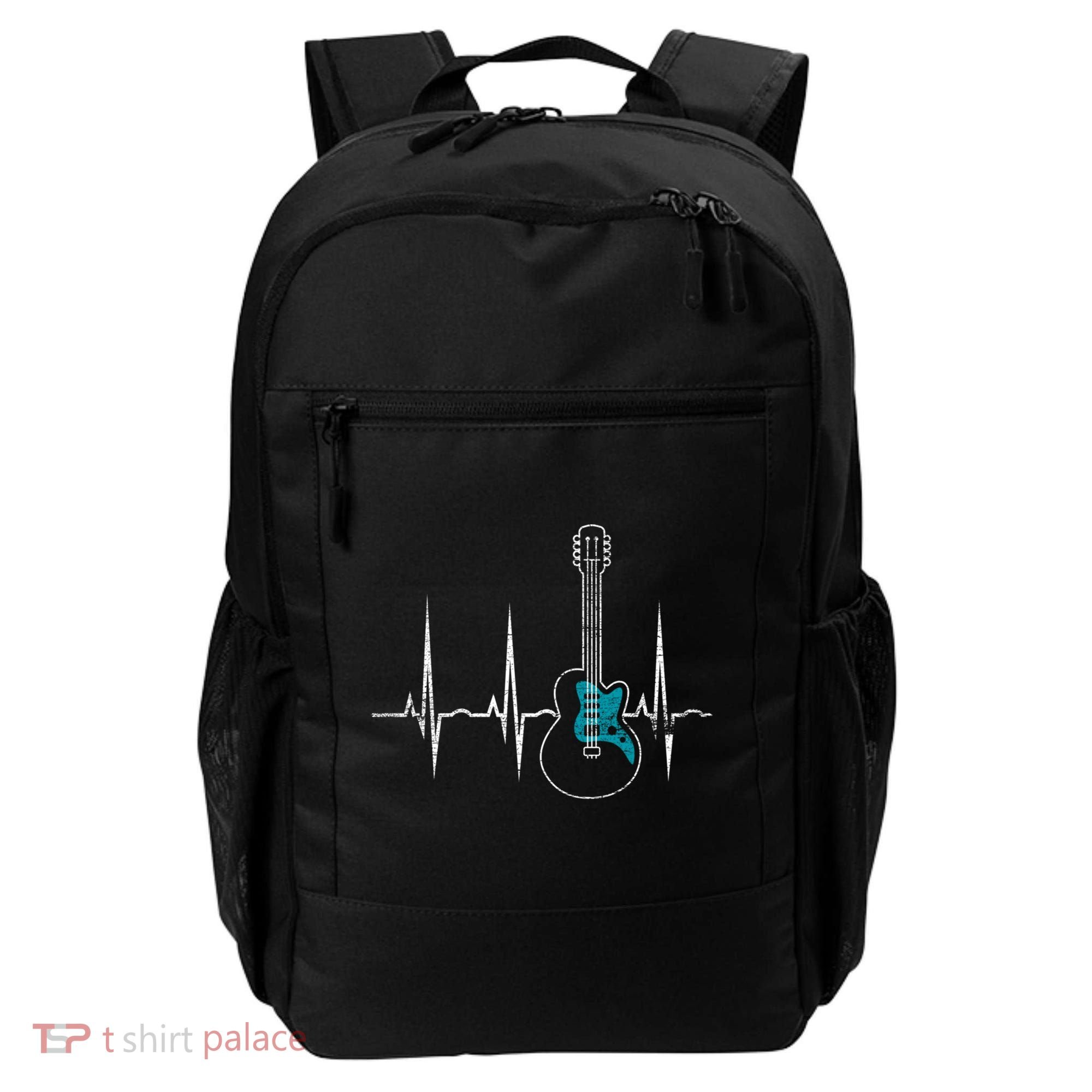 Heartbeat Guitarist Guitar Great Gift Backpack