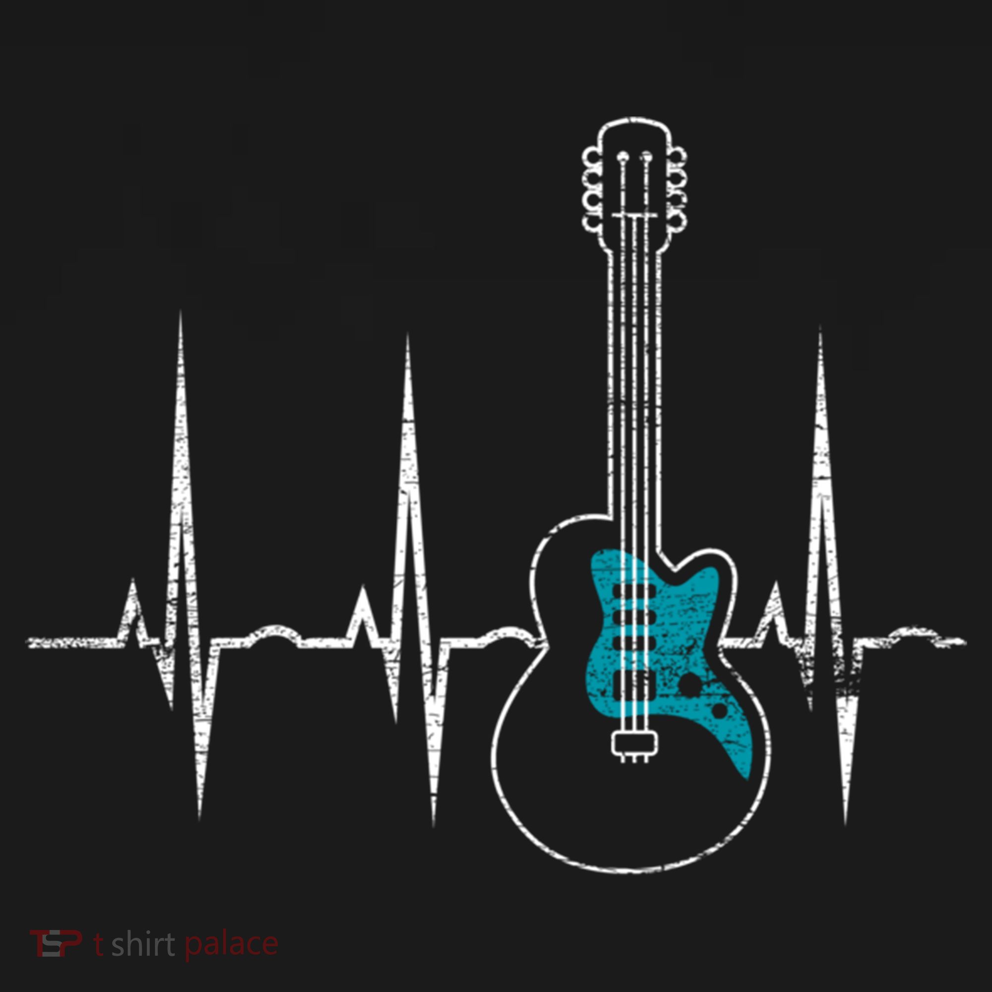 Heartbeat Guitarist Guitar Great Gift Women's Hoodie