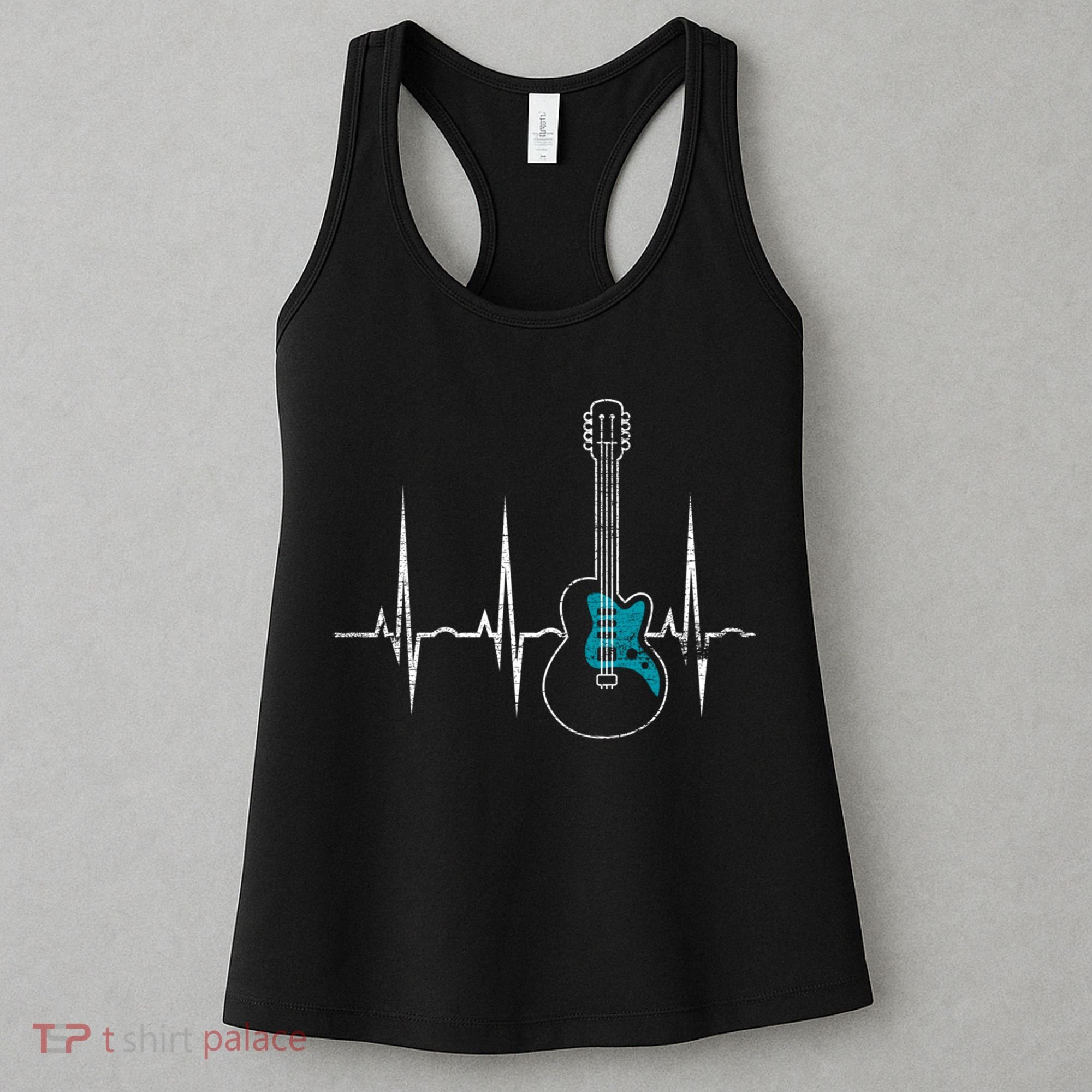 Heartbeat Guitarist Guitar Great Gift Women's Tank Top