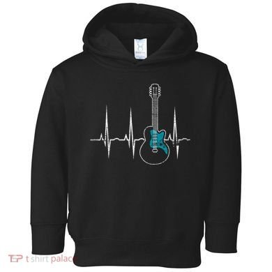 Heartbeat Guitarist Guitar Great Gift Toddler Hoodie