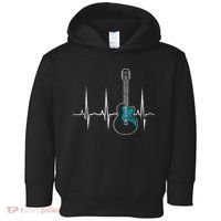 Heartbeat Guitarist Guitar Great Gift Toddler Hoodie thumb 0