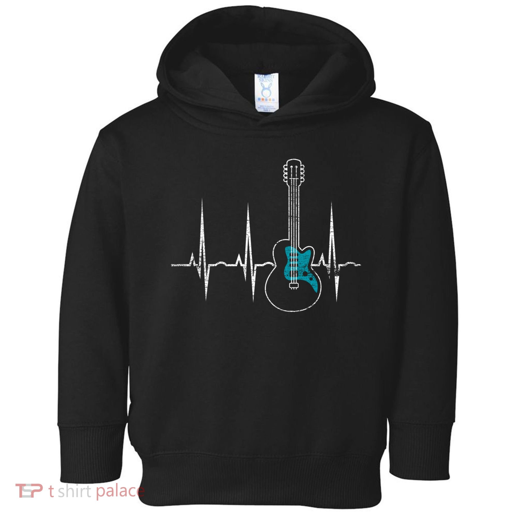 Heartbeat Guitarist Guitar Great Gift Toddler Hoodie
