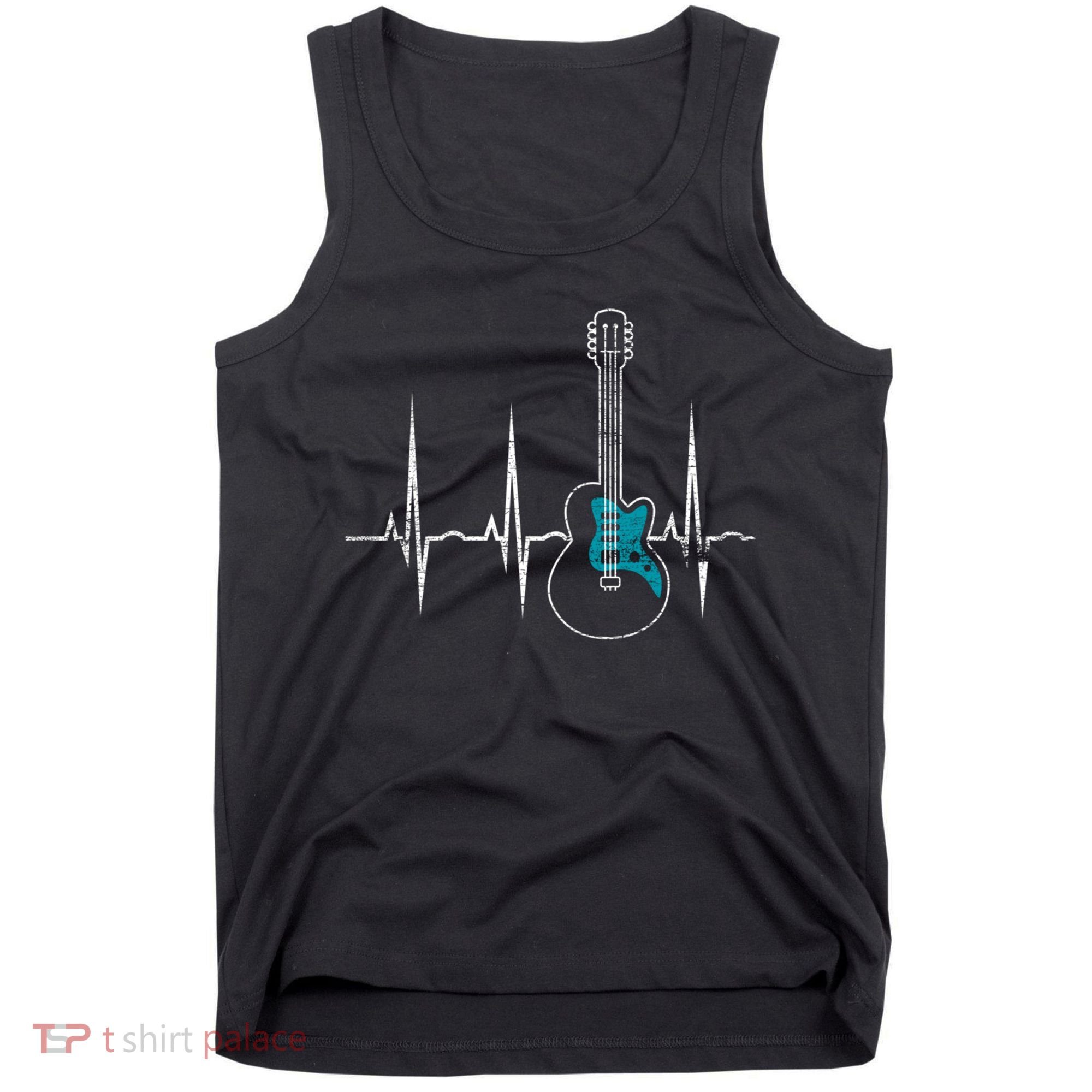 Heartbeat Guitarist Guitar Great Gift Tank Top