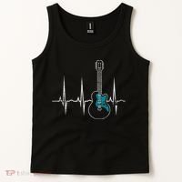 Heartbeat Guitarist Guitar Great Gift Tank Top thumb 2