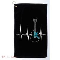 Heartbeat Guitarist Guitar Great Gift Golf Towel thumb 0