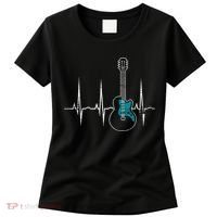 Heartbeat Guitarist Guitar Great Gift Women's T-Shirt thumb 0