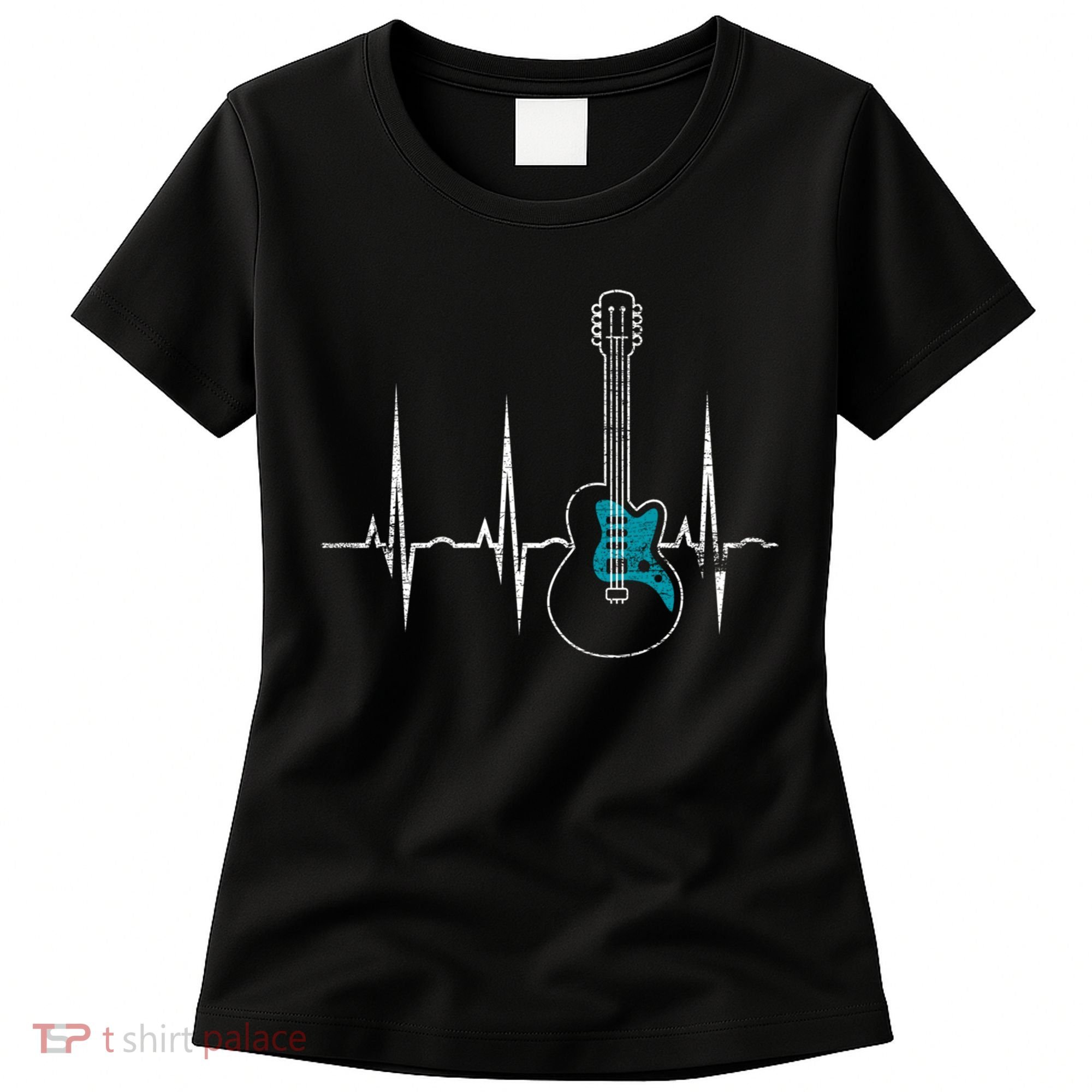 Heartbeat Guitarist Guitar Great Gift Women's T-Shirt