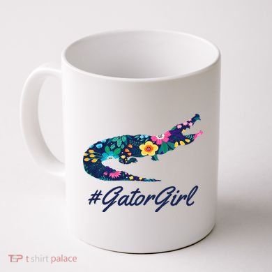 Hashtag Gator Girl Floral Coffee Mug