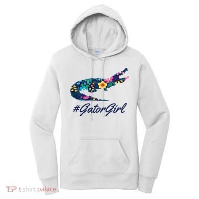 Hashtag Gator Girl Floral Women's Hoodie