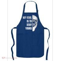 Hockey Goalie Gift My Goal Is To Deny Yours Gift Apron thumb 0