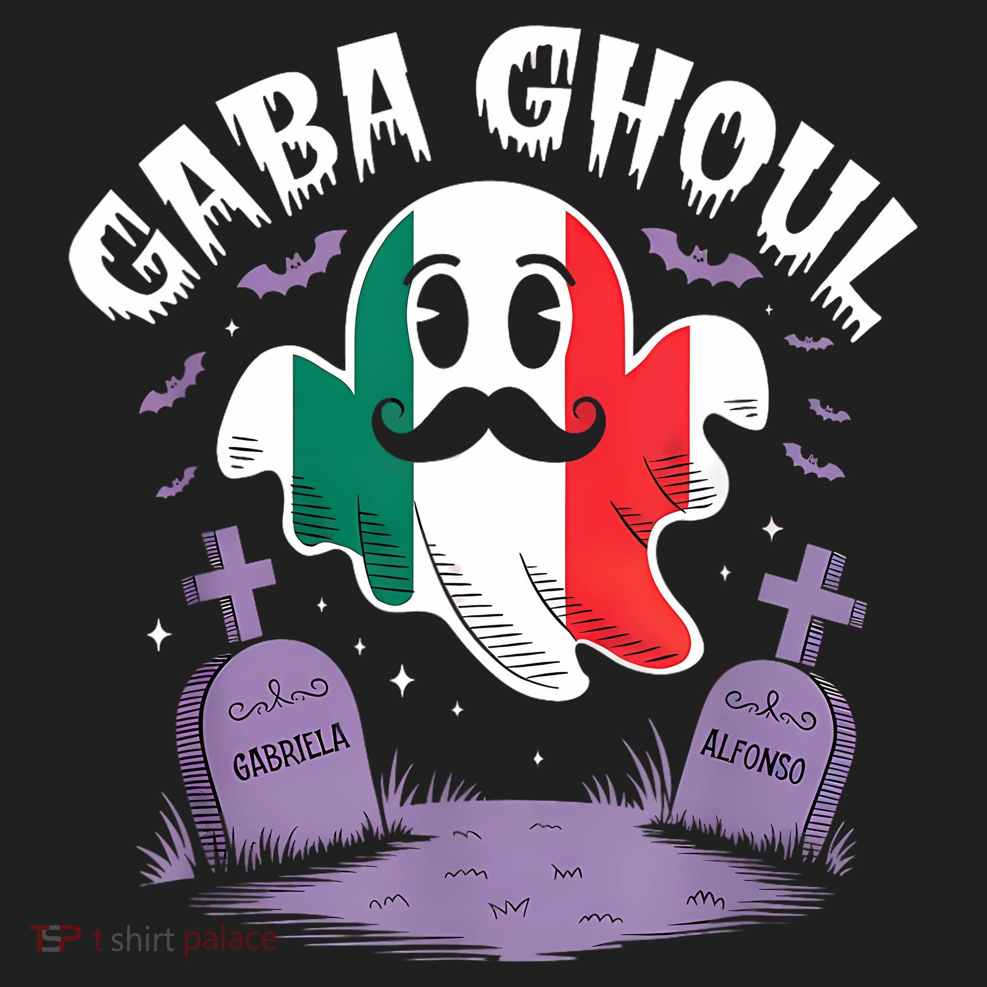 Halloween Graveyard Gaba Ghoul Ghost Funny Italian Gabagool Women's Sweatshirt