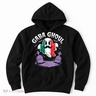 Halloween Graveyard Gaba Ghoul Ghost Funny Italian Gabagool Hoodie