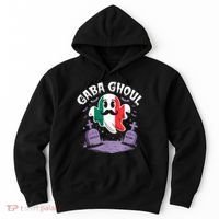 Halloween Graveyard Gaba Ghoul Ghost Funny Italian Gabagool Hoodie thumb 0