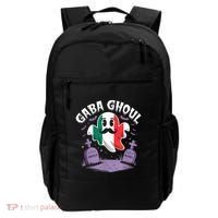 Halloween Graveyard Gaba Ghoul Ghost Funny Italian Gabagool Backpack thumb 0