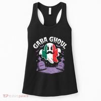 Halloween Graveyard Gaba Ghoul Ghost Funny Italian Gabagool Women's Tank Top thumb 0