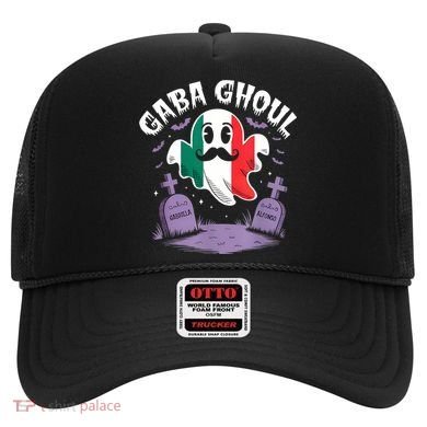 Halloween Graveyard Gaba Ghoul Ghost Funny Italian Gabagool Hat