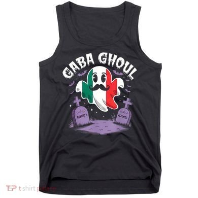 Halloween Graveyard Gaba Ghoul Ghost Funny Italian Gabagool Tank Top