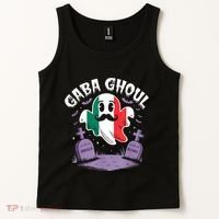 Halloween Graveyard Gaba Ghoul Ghost Funny Italian Gabagool Tank Top thumb 2