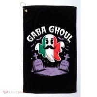 Halloween Graveyard Gaba Ghoul Ghost Funny Italian Gabagool Golf Towel thumb 0