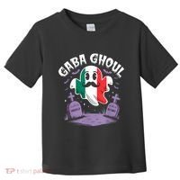 Halloween Graveyard Gaba Ghoul Ghost Funny Italian Gabagool Toddler T-Shirt thumb 0