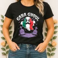 Halloween Graveyard Gaba Ghoul Ghost Funny Italian Gabagool Women's T-Shirt thumb 2