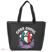 Halloween Graveyard Gaba Ghoul Ghost Funny Italian Gabagool Tote Bag thumb 0