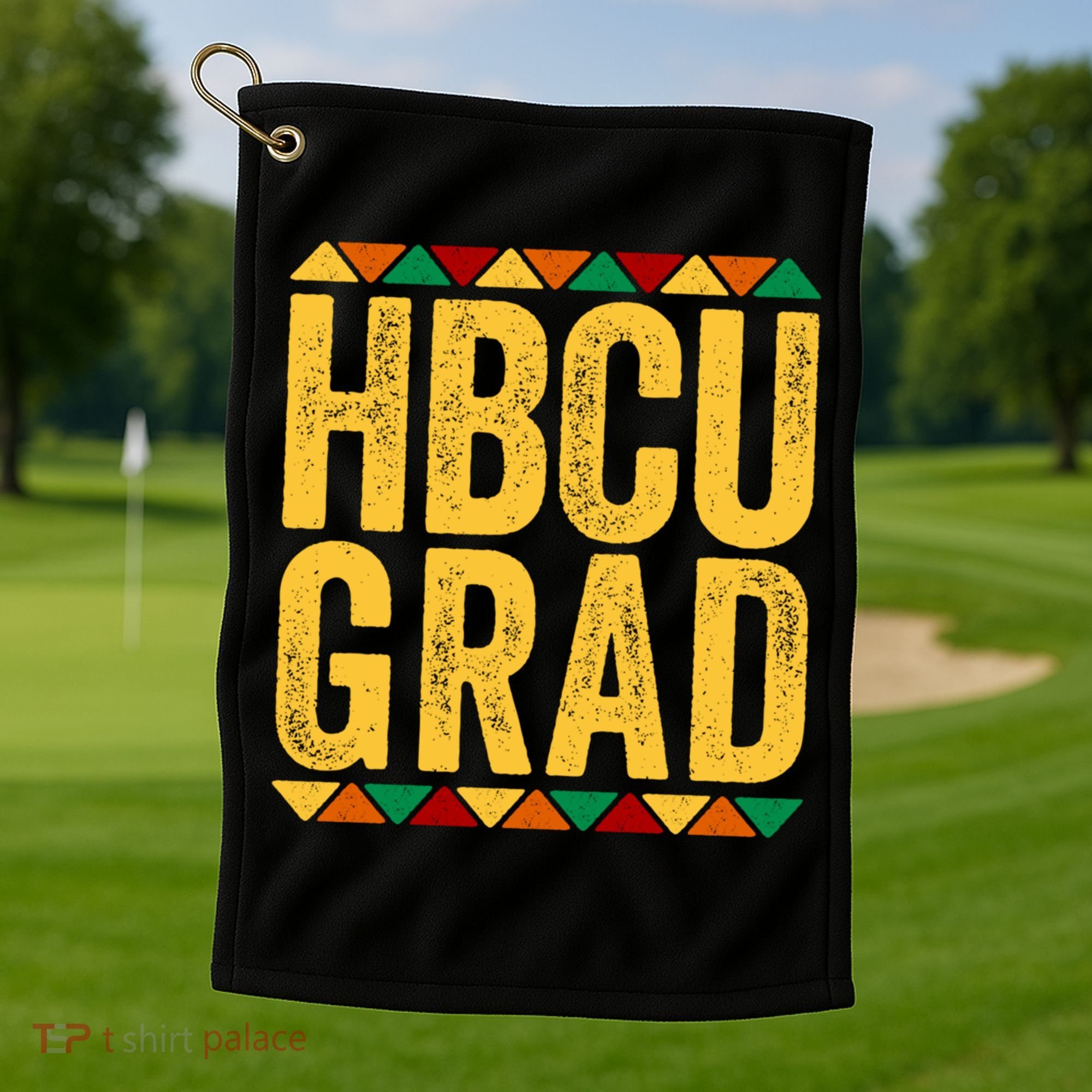 Hbcu Grad Gift Historical Black College Alumni Gift Golf Towel
