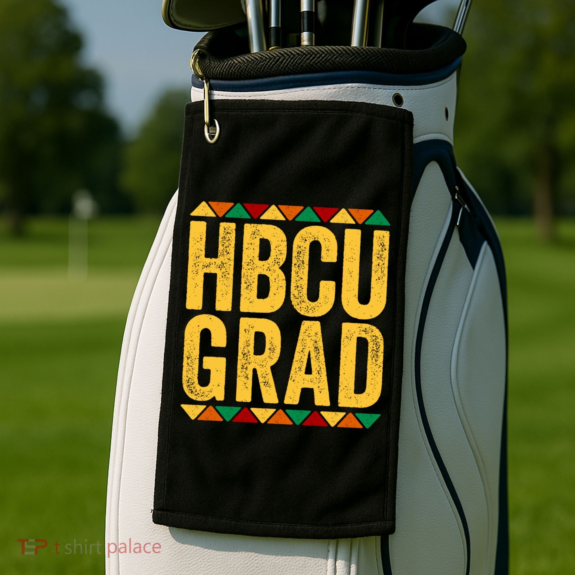 Hbcu Grad Gift Historical Black College Alumni Gift Golf Towel