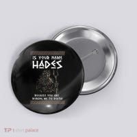 Hades Greek God And Ancient Greek Mythology History Buff Button thumb 0