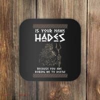 Hades Greek God And Ancient Greek Mythology History Buff Coaster thumb 0