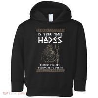 Hades Greek God And Ancient Greek Mythology History Buff Toddler Hoodie thumb 0