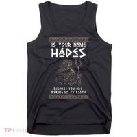 Hades Greek God And Ancient Greek Mythology History Buff Tank Top thumb 0