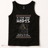Hades Greek God And Ancient Greek Mythology History Buff Tank Top thumb 2