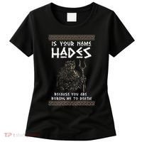 Hades Greek God And Ancient Greek Mythology History Buff Women's T-Shirt thumb 0