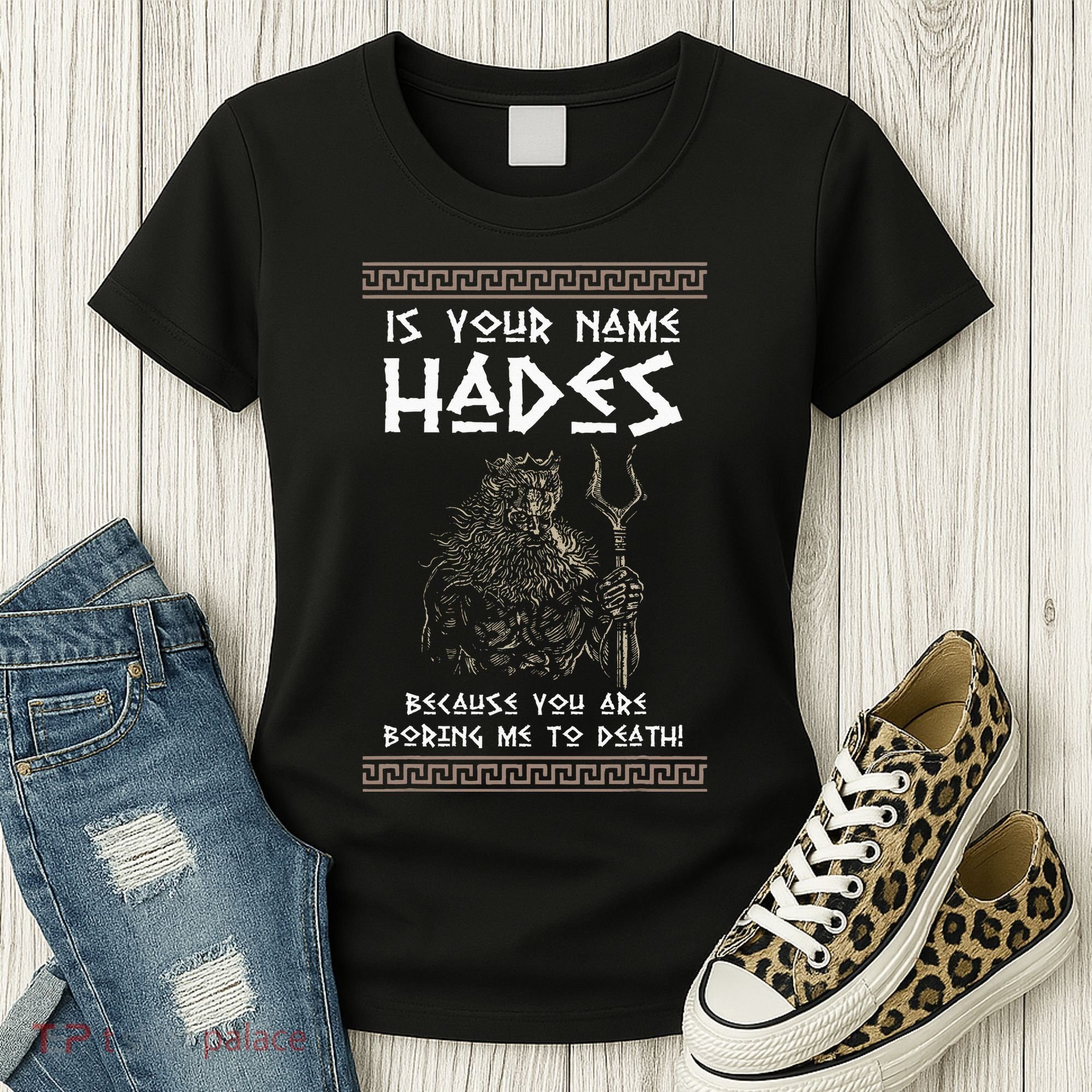 Hades Greek God And Ancient Greek Mythology History Buff Women's T-Shirt
