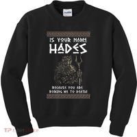 Hades Greek God And Ancient Greek Mythology History Buff Kids Sweatshirt thumb 0