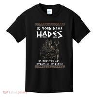 Hades Greek God And Ancient Greek Mythology History Buff Kids T-Shirt thumb 0