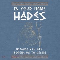 Hades Greek God And Ancient Greek Mythology History Buff Garment-Dyed Sweatshirt thumb 2