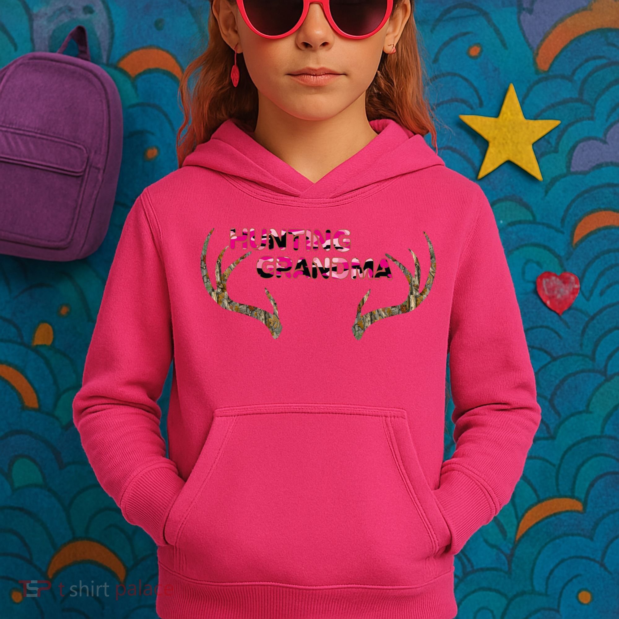 Hunting Grandma Kids Hoodie