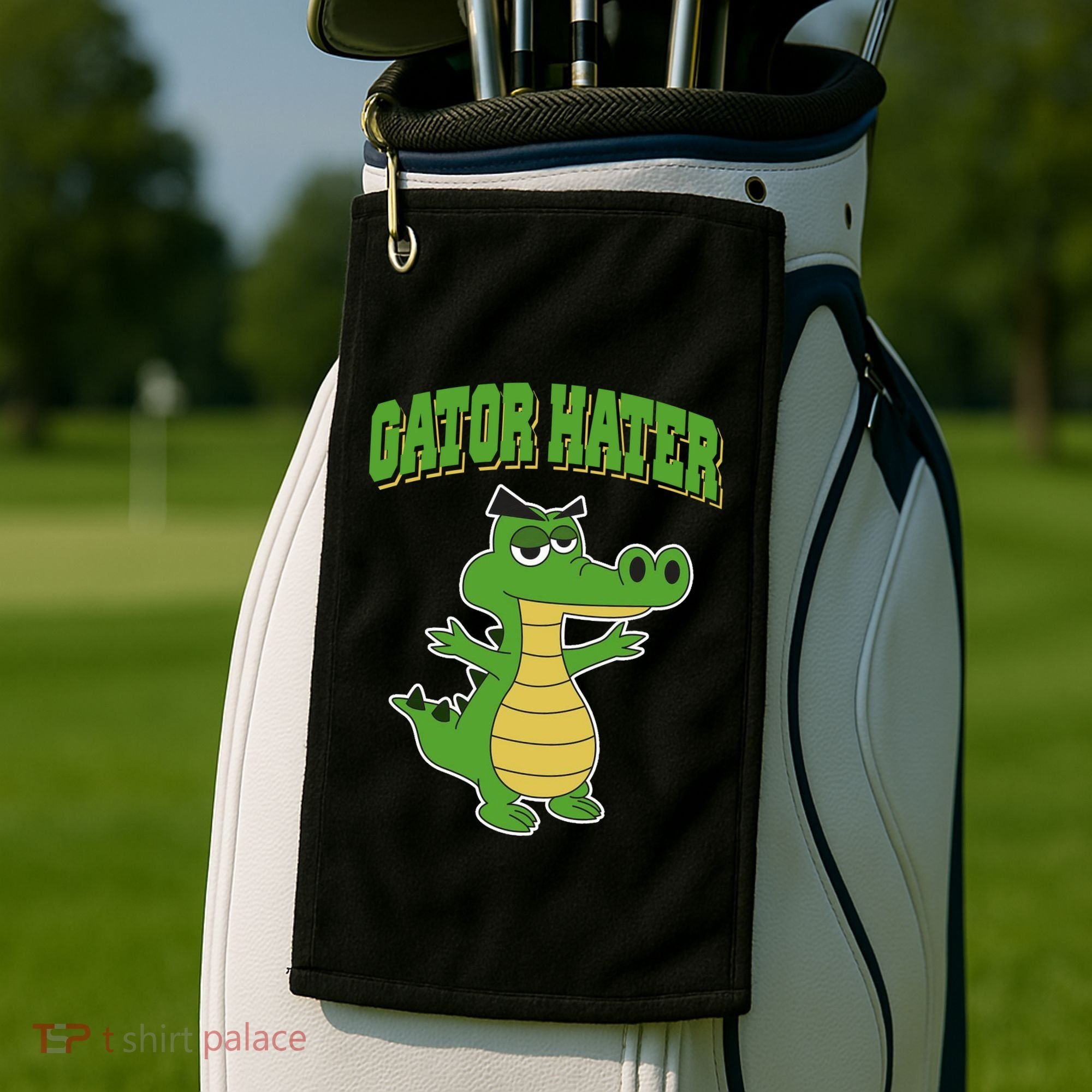 Haters Gonna Hate Gator Hater Golf Towel