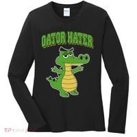 Haters Gonna Hate Gator Hater Women's Long Sleeve Shirt thumb 0