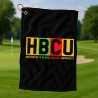HBCU Graduate Golf Towel thumb 1