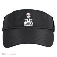 Haters Gonna Hate Donald Trump Middle Finger Funny Usa Adult Drive Performance Visor thumb 0