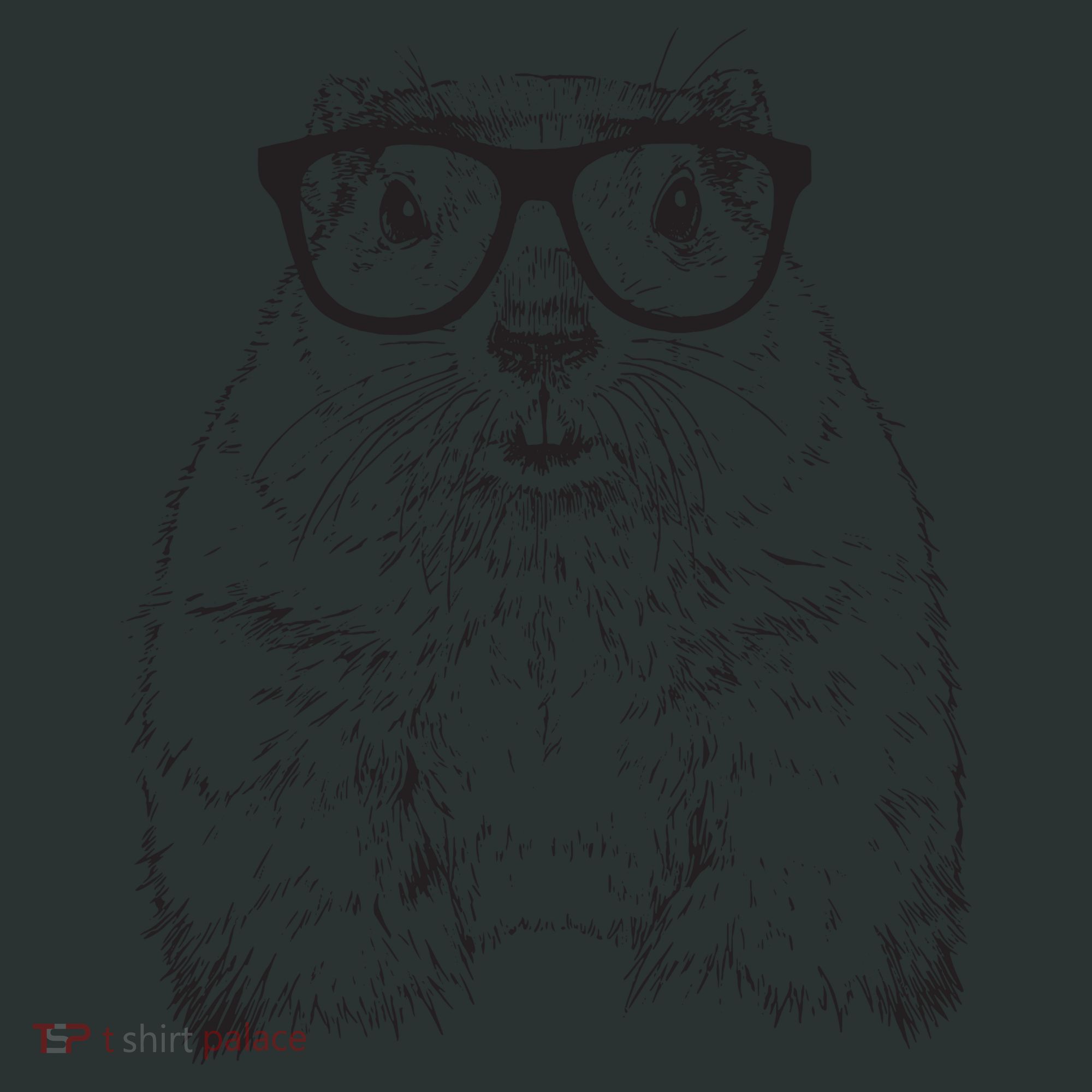 Hipster Groundhog In Nerd Glasses Animal Infant Baby Jersey Bodysuit