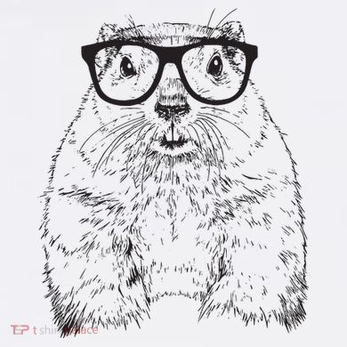 Hipster Groundhog In Nerd Glasses Animal Kids Long Sleeve Plaid Pajama Set