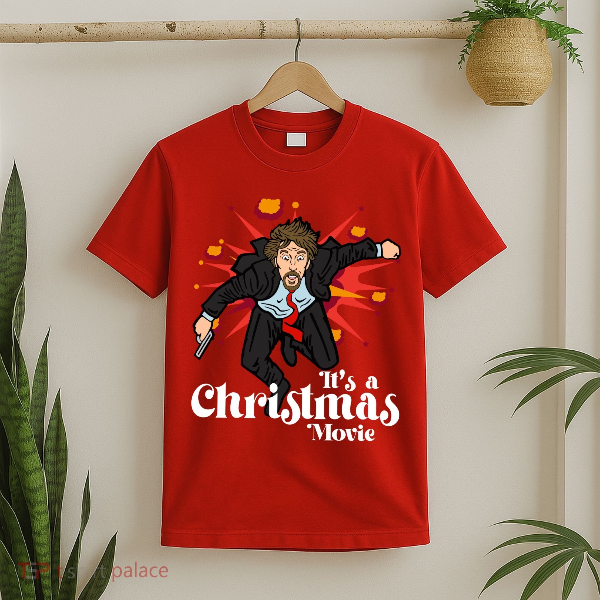 Hans Gruber It’S A Christmas Movie Is A Christmas Movie T-Shirt