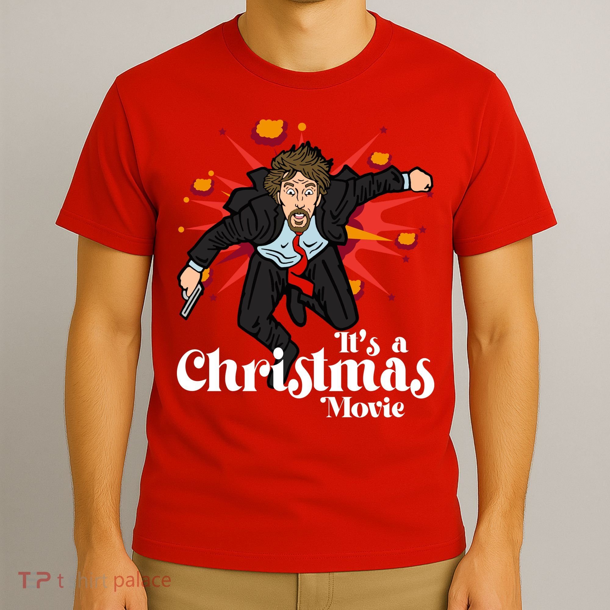Hans Gruber It’S A Christmas Movie Is A Christmas Movie T-Shirt