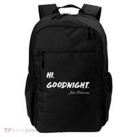 HI. Goodnight. John Fetterman Funny Debate Quote Backpack thumb 0