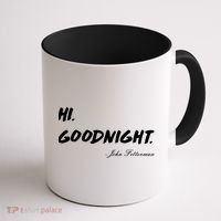 HI. Goodnight. John Fetterman Funny Debate Quote Coffee Mug thumb 1
