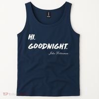 HI. Goodnight. John Fetterman Funny Debate Quote Tank Top thumb 2